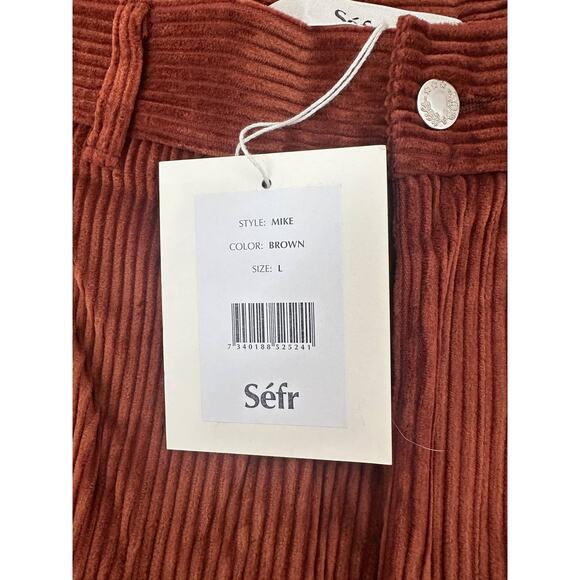 SeFR Mike Cotton-corduroy Trousers In Brown - Picture 6 of 7